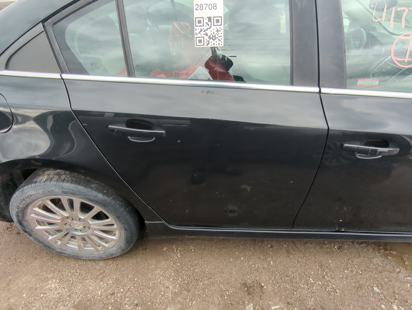 2011-2012 Chevrolet Cruze Passenger Rear Door Oem 921410 - Oemusedautoparts1.com