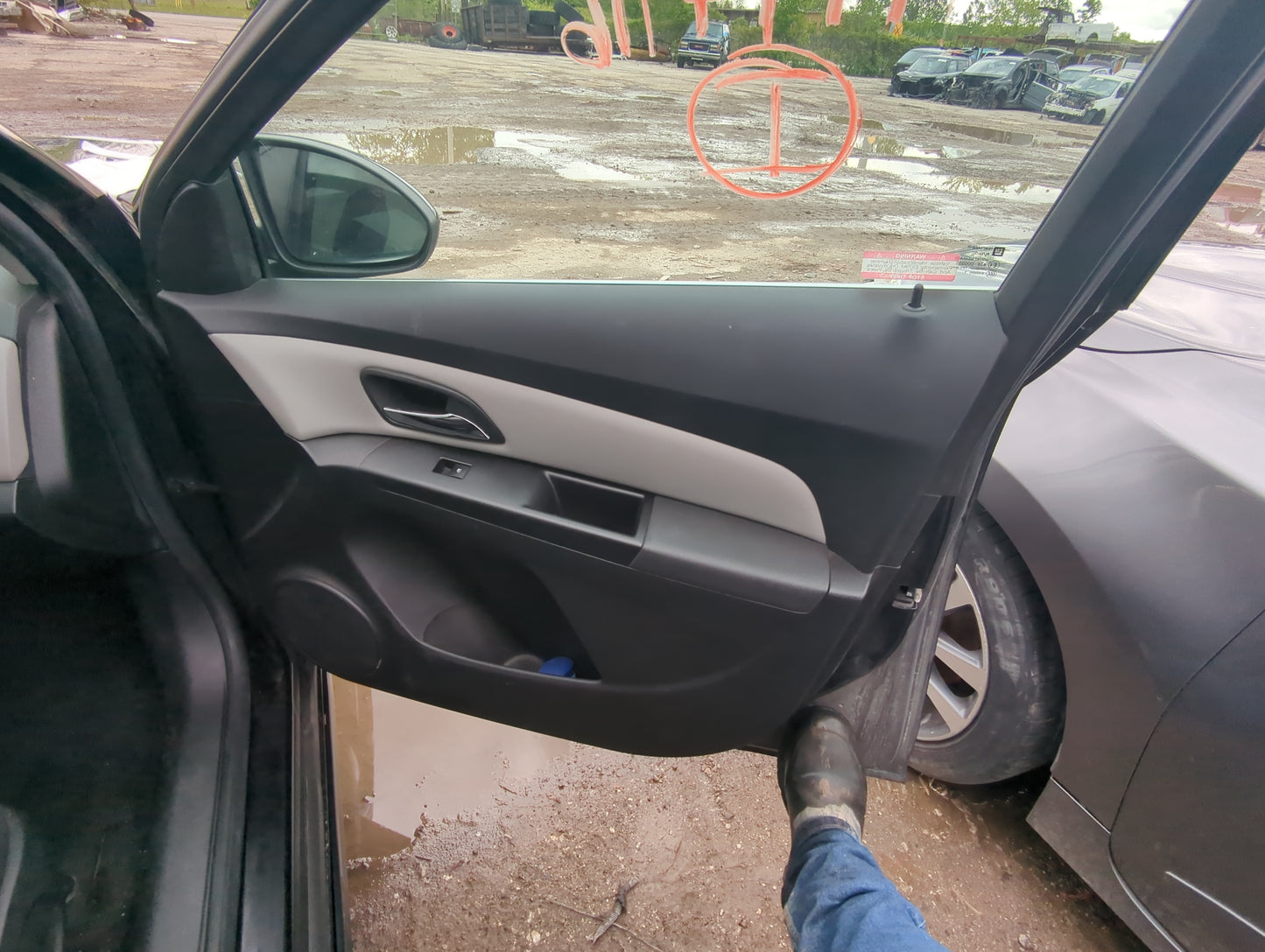 2012 Chevrolet Cruze Front Right Passenger Interior Door Panel Trim - Oemusedautoparts1.com