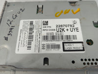 2011-2012 Chevrolet Cruze Radio AM FM Cd Player Receiver Replacement P/N:22870782 Fits Fits 2010 2011 2012 OEM Used Auto Par