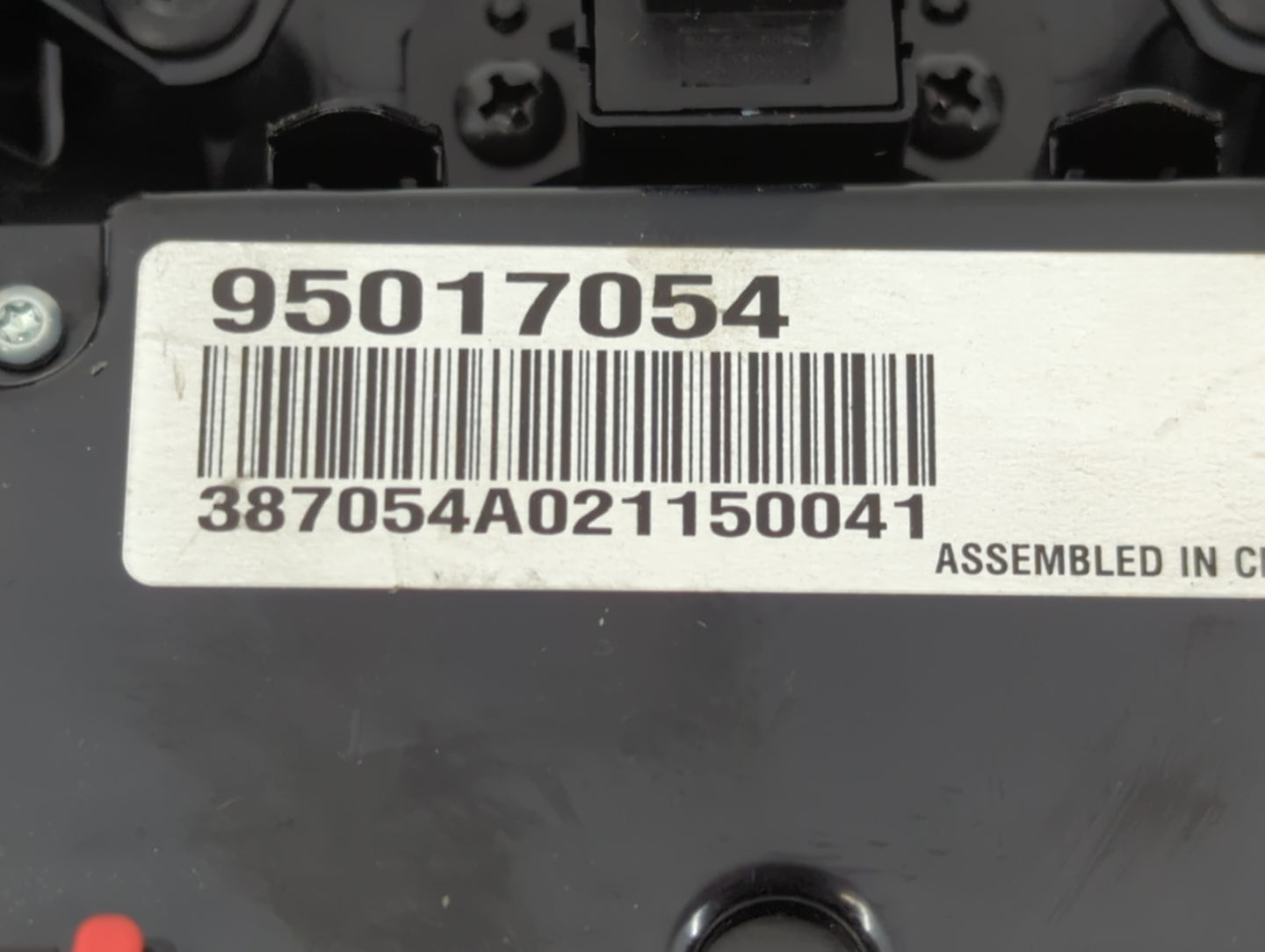 2011-2012 Chevrolet Cruze Climate Control Module Temperature AC/Heater Replacement P/N:95017054 Fits Fits 2011 2012 OEM Used