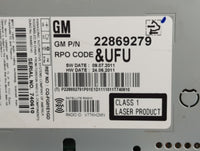 2012 Chevrolet Equinox Radio AM FM Cd Player Receiver Replacement P/N:22869279 Fits OEM Used Auto Parts - Oemusedautoparts1.