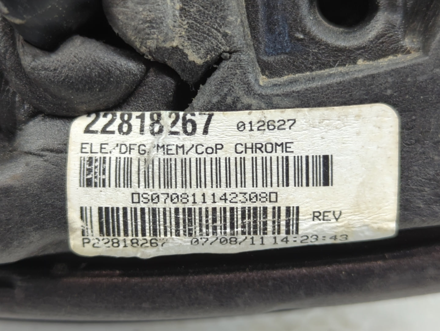 2011-2013 Chevrolet Equinox Driver Side View Mirror - Left Door Mirror OEM Used - Oemusedautoparts1.com