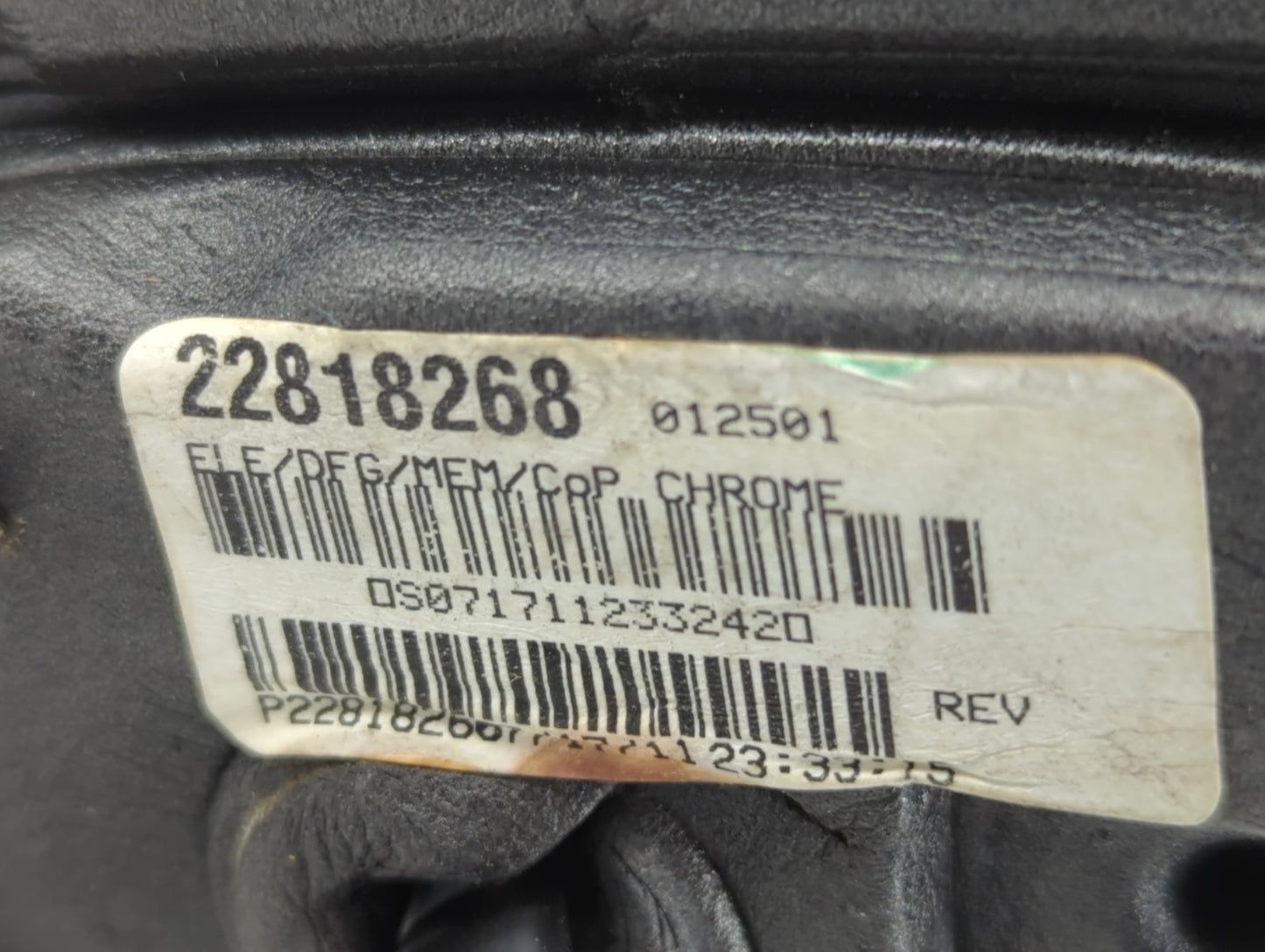 2011-2013 Chevrolet Equinox Passenger Side View Mirror - Right Door Mirror OEM Used - Oemusedautoparts1.com
