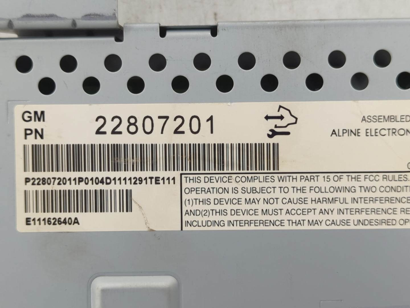2012-2017 Chevrolet Equinox Information Display Screen - Oemusedautoparts1.com
