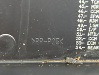 2012 Chevrolet Equinox Fusebox Fuse Box Panel Relay Module P/N:PP-P25 Fits OEM Used Auto Parts - Oemusedautoparts1.com
