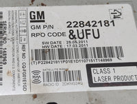 2012 Chevrolet Equinox Radio AM FM Cd Player Receiver Replacement P/N:22842181 Fits OEM Used Auto Parts - Oemusedautoparts1.