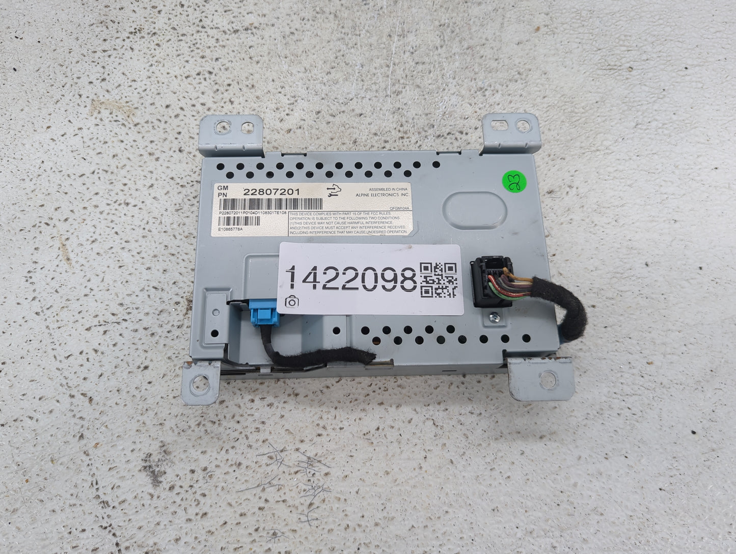 2012-2017 Chevrolet Equinox Information Display Screen - Oemusedautoparts1.com