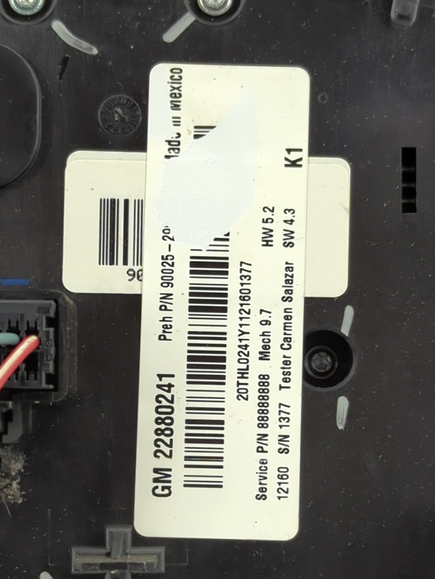 2012-2012 Chevrolet Equinox Radio Control Panel - Oemusedautoparts1.com
