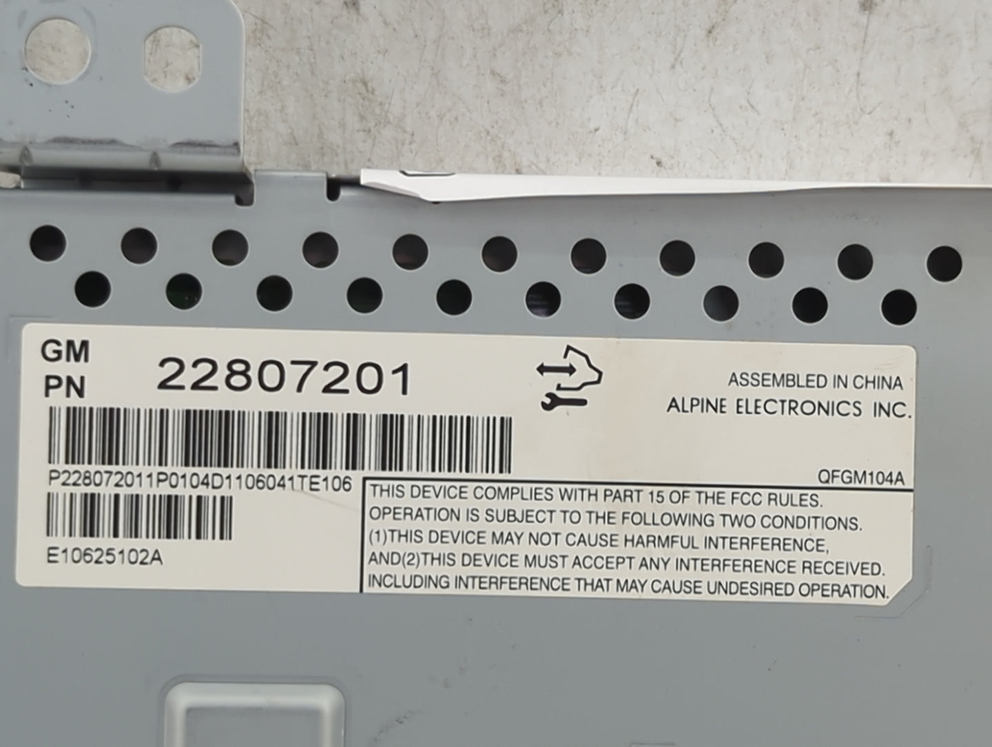 2012-2017 Chevrolet Equinox Information Display Screen - Oemusedautoparts1.com