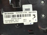 2012-2015 Chevrolet Equinox Radio Control Panel Silver - Oemusedautoparts1.com