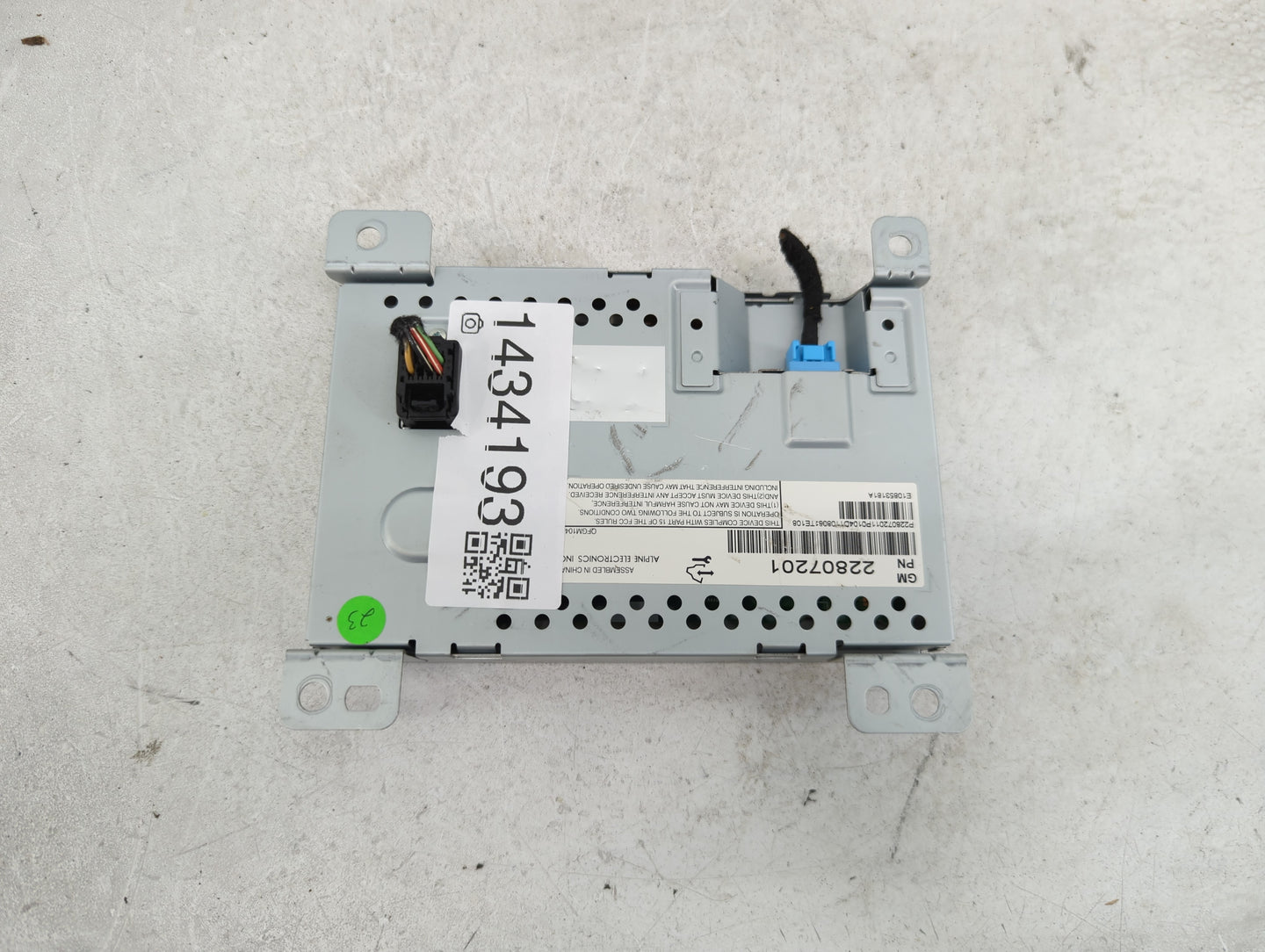 2012-2017 Chevrolet Equinox Information Display Screen - Oemusedautoparts1.com