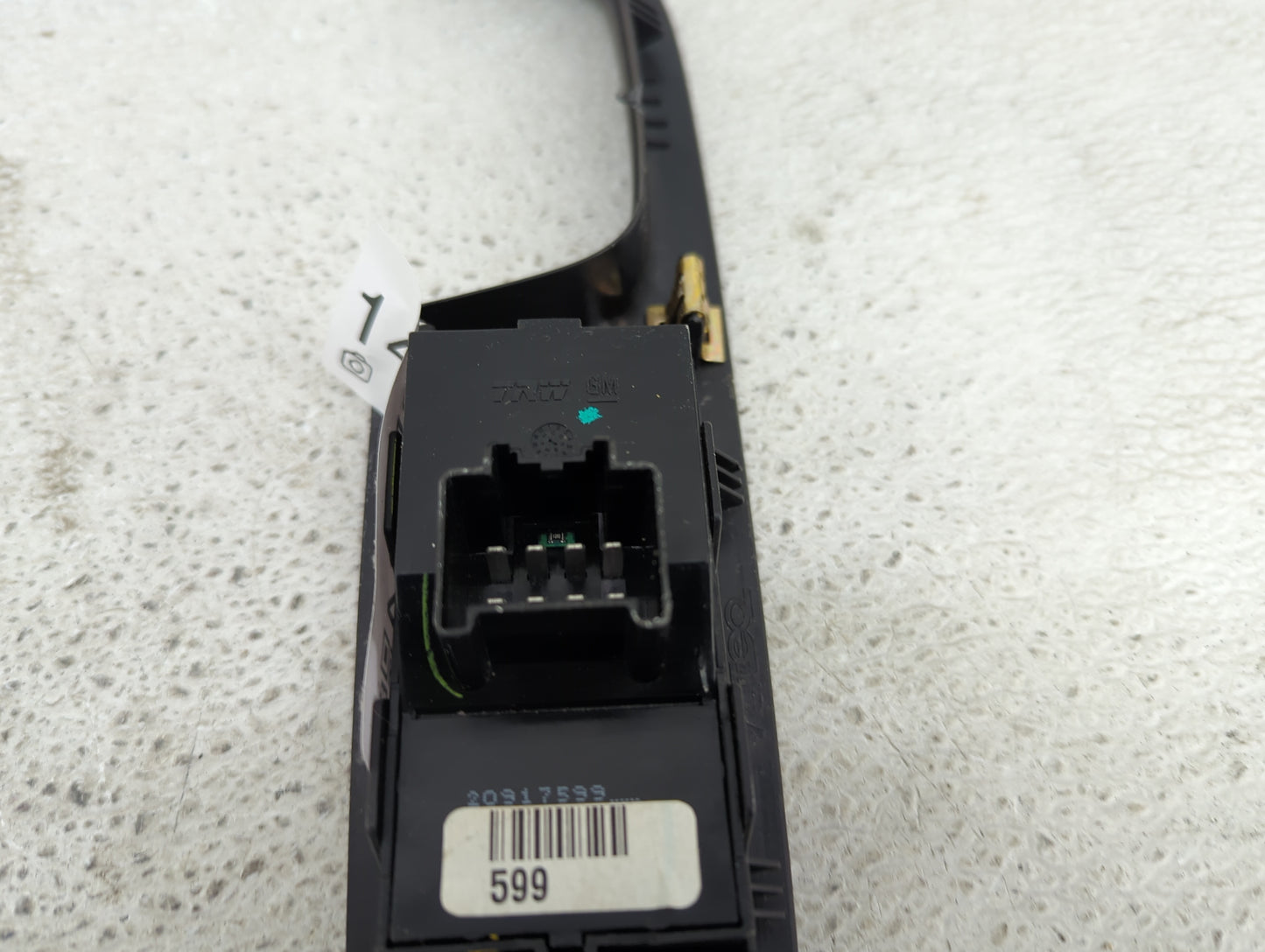 2010-2017 Chevrolet Equinox Master Power Window Switch Replacement Driver Side Left P/N:20917599 Fits OEM Used Auto Parts - 