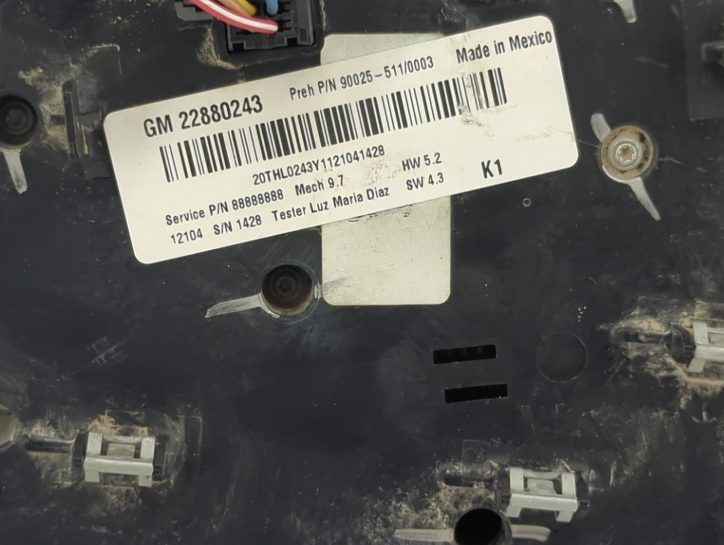 2012 Chevrolet Equinox Radio Control Panel Silver - Oemusedautoparts1.com