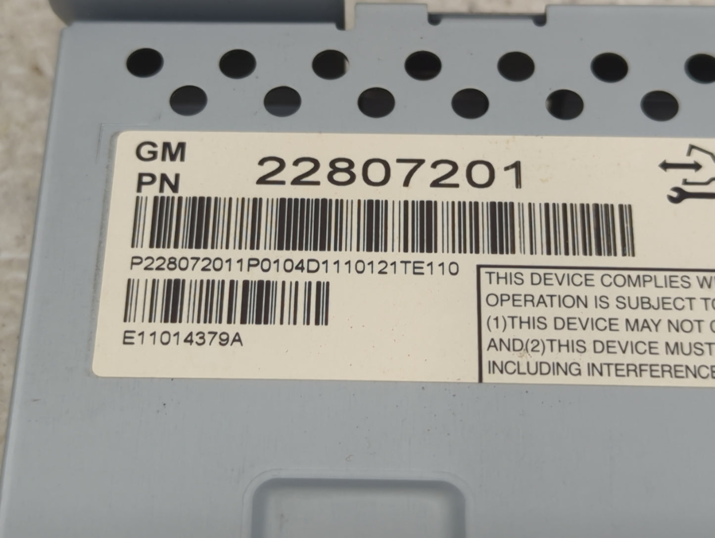 2012-2017 Chevrolet Equinox Information Display Screen - Oemusedautoparts1.com