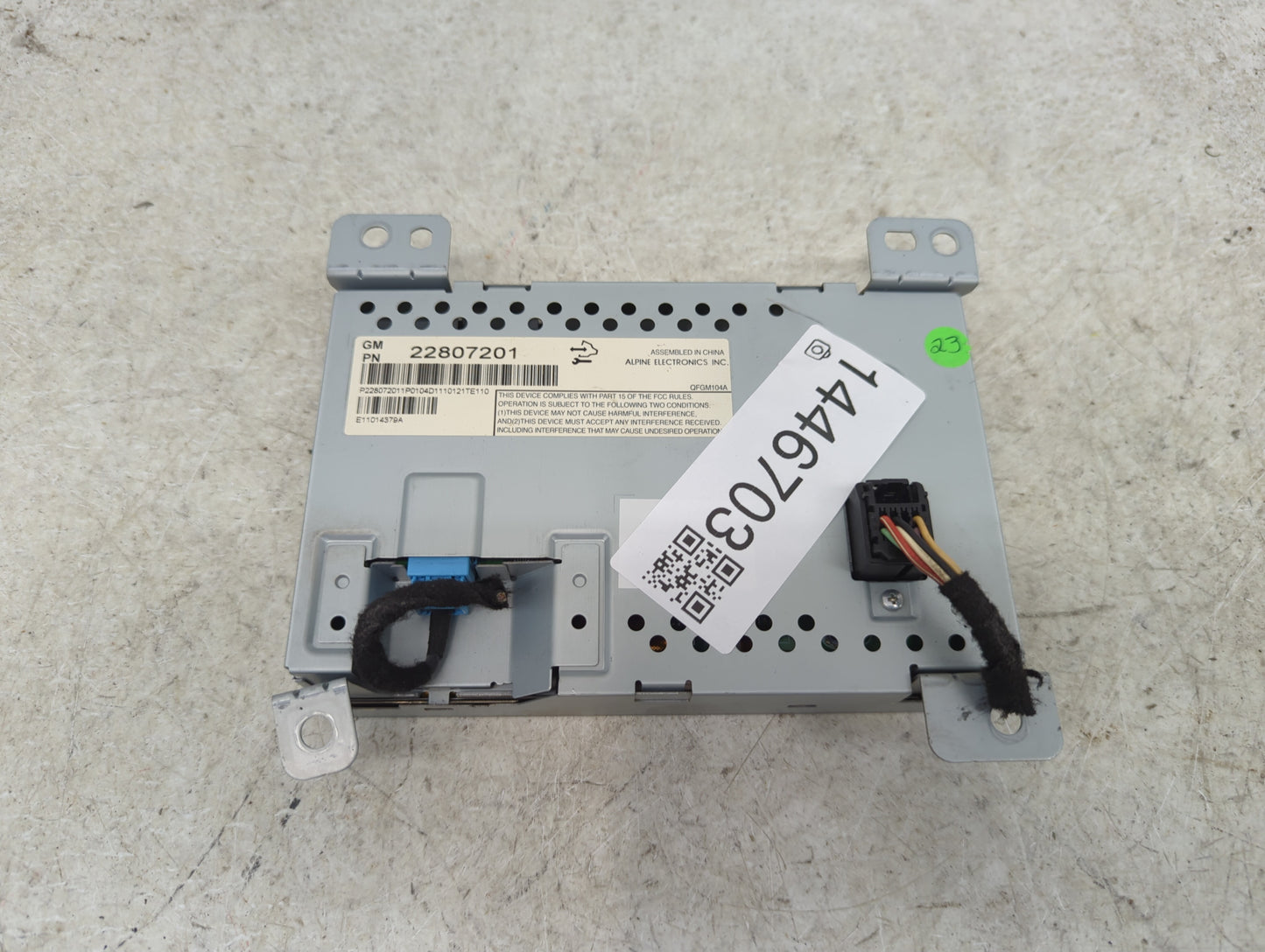 2012-2017 Chevrolet Equinox Information Display Screen - Oemusedautoparts1.com