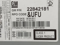 2012 Chevrolet Equinox Radio AM FM Cd Player Receiver Replacement P/N:22842181 CQ-FG01E1GD Fits OEM Used Auto Parts - Oemuse