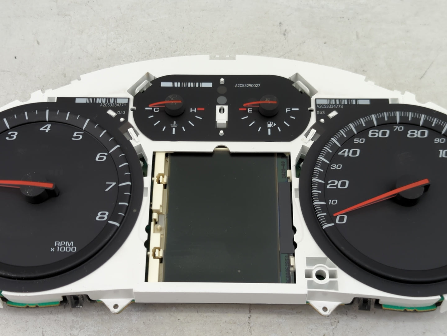 2012 Chevrolet Equinox Instrument Cluster Speedometer Gauges P/N:A2C53412233 A2C53290027, A2C53334771, A2C53334773 Miles: Fi