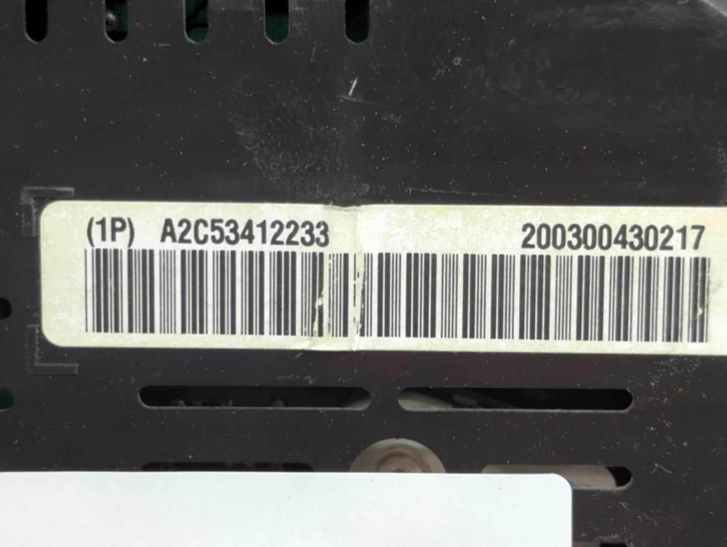 2012 Chevrolet Equinox Instrument Cluster Speedometer Gauges P/N:A2C53412233 A2C53290027, A2C53334771, A2C53334773 Miles: Fi