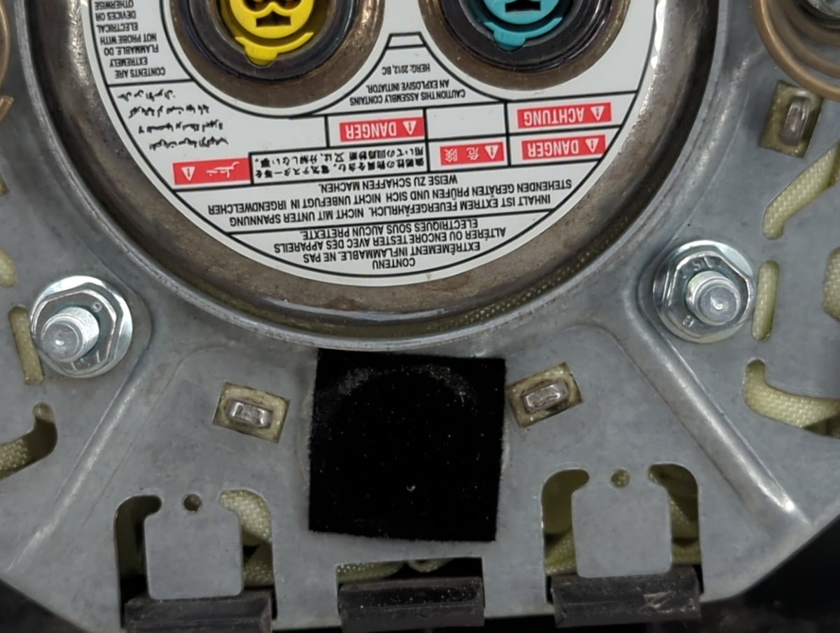 2012 Chevrolet Equinox Air Bag Driver Left Steering Wheel Mounted Black - Oemusedautoparts1.com