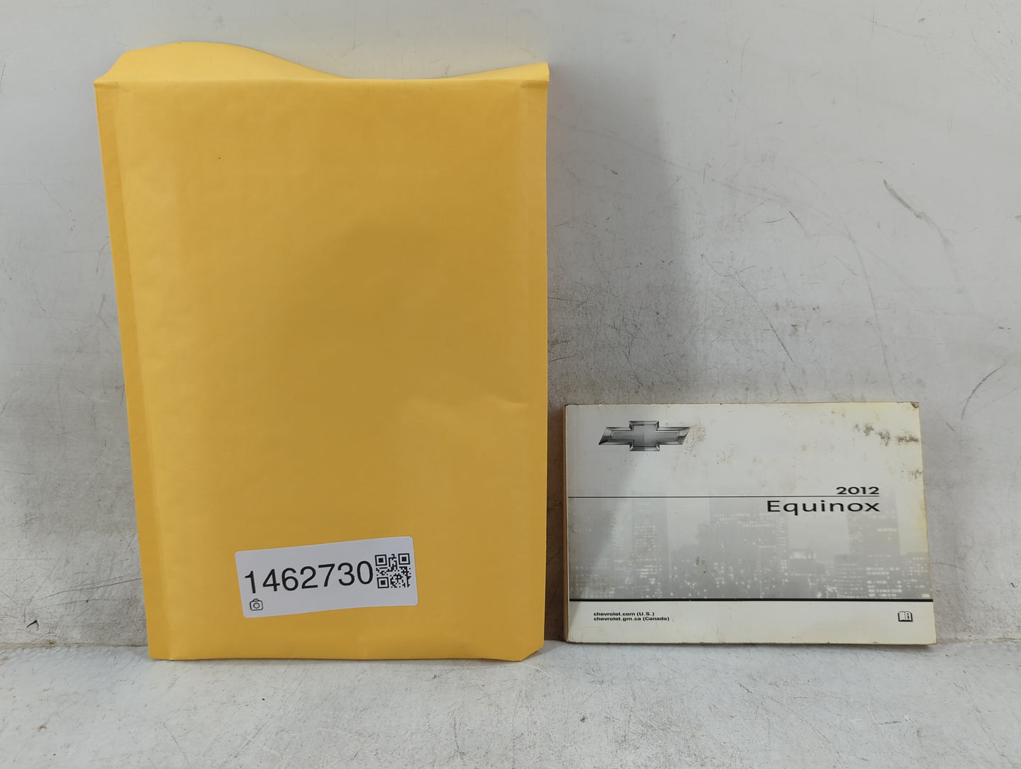 2012 Chevrolet Equinox Owners Manual Book Guide P/N:22862218 OEM Used Auto Parts - Oemusedautoparts1.com