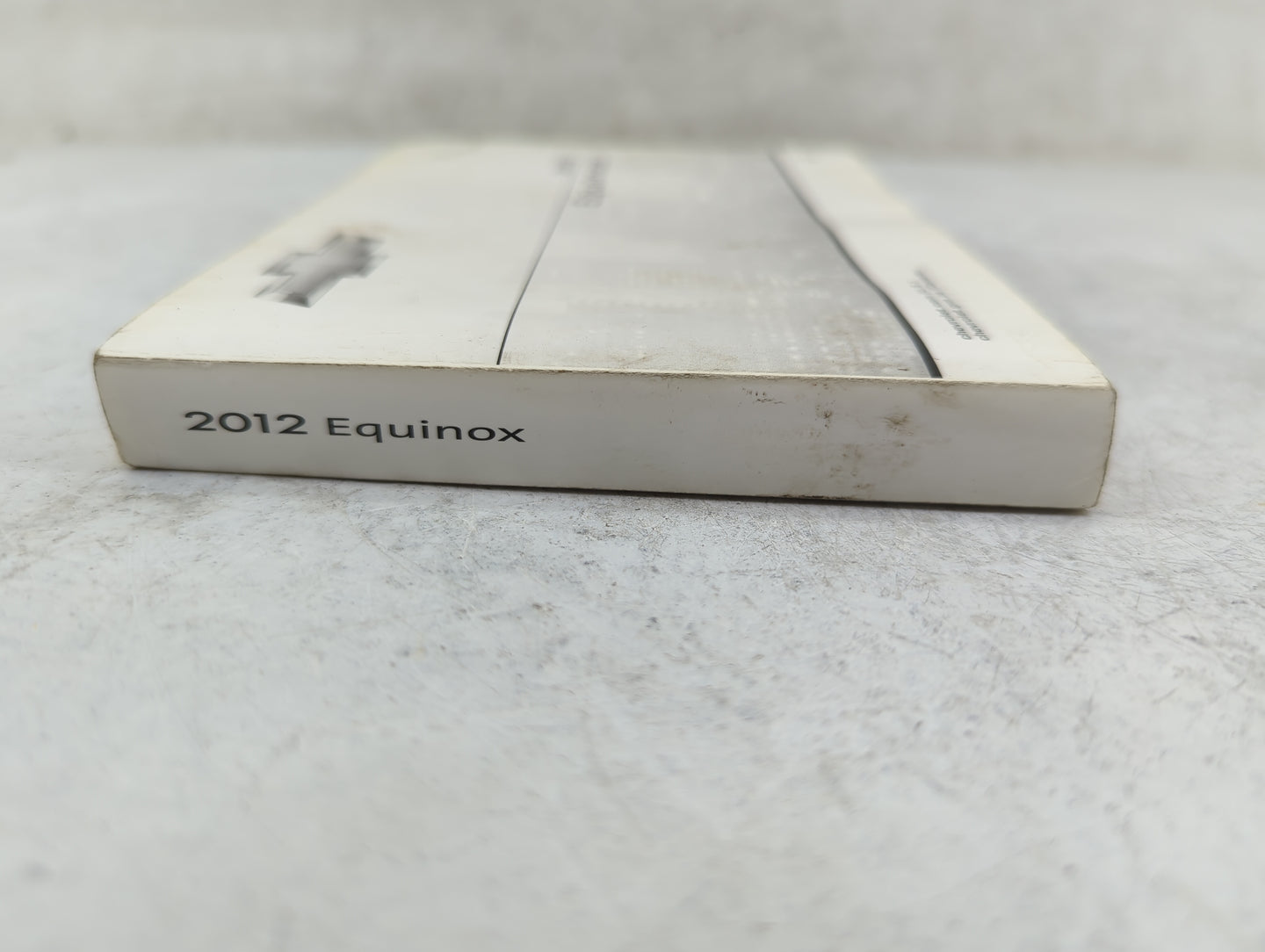 2012 Chevrolet Equinox Owners Manual Book Guide P/N:22862218 OEM Used Auto Parts - Oemusedautoparts1.com