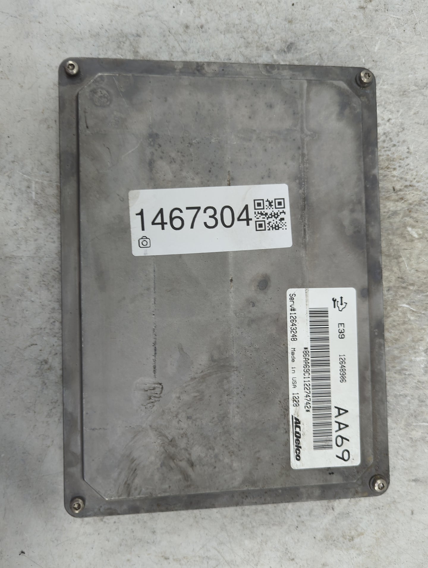 2012 Chevrolet Equinox PCM Engine Control Computer ECU ECM PCU OEM P/N:12643248 12648906 Fits Fits 2013 2014 2015 2016 OEM U