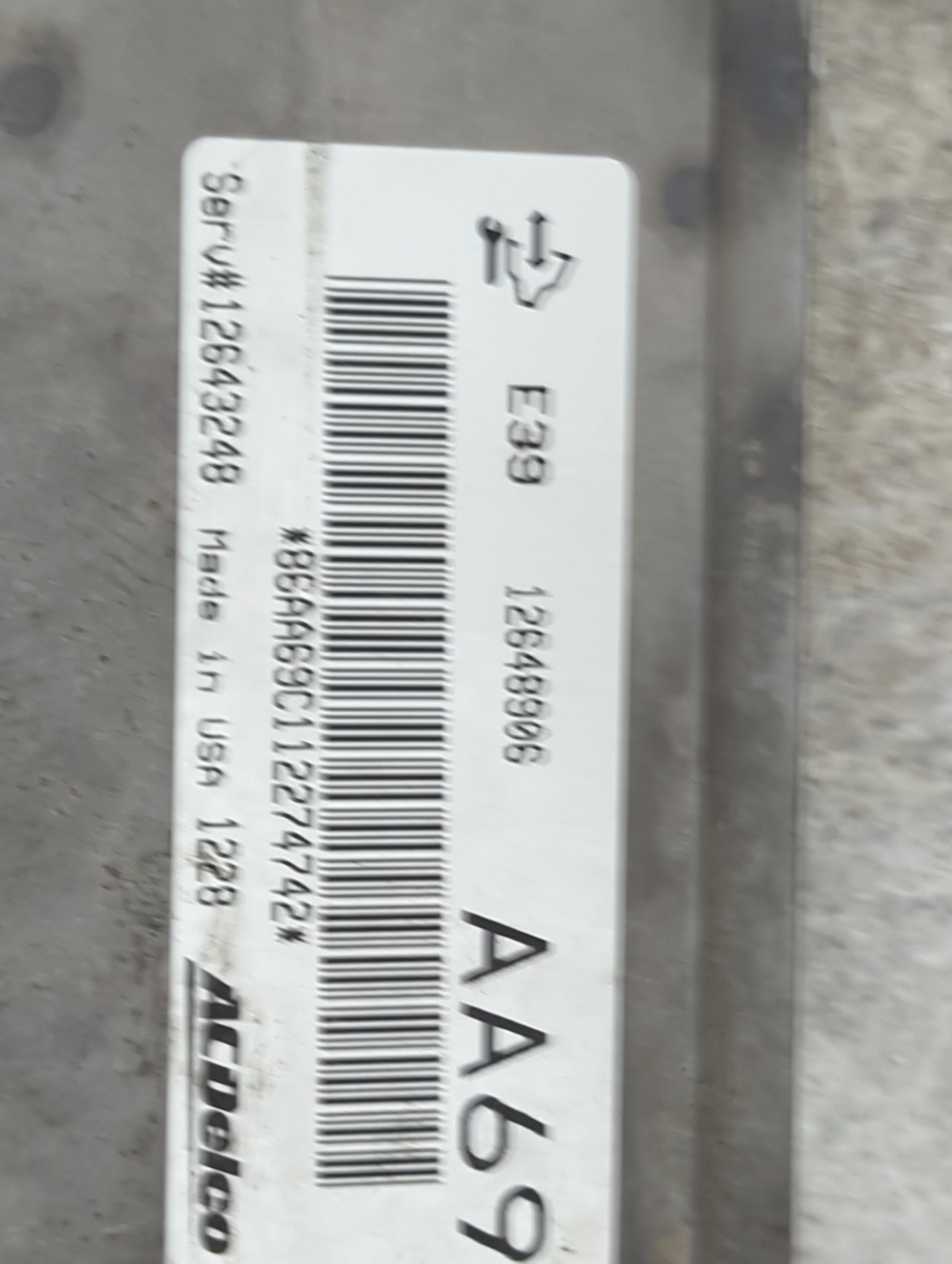 2012 Chevrolet Equinox PCM Engine Control Computer ECU ECM PCU OEM P/N:12643248 12648906 Fits Fits 2013 2014 2015 2016 OEM U