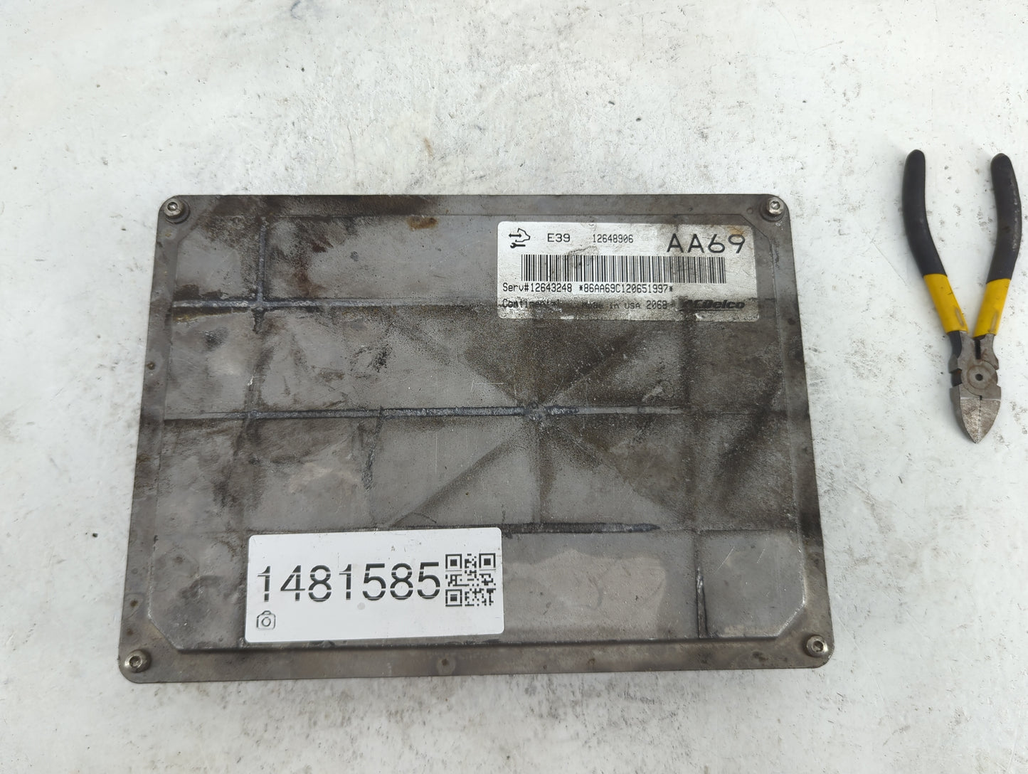 2012 Chevrolet Equinox PCM Engine Control Computer ECU ECM PCU OEM P/N:12643248 12648906 Fits Fits 2013 2014 2015 2016 OEM U