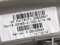 2013-2013 Chevrolet Equinox Overhead Roof Console 1482385 - Oemusedautoparts1.com