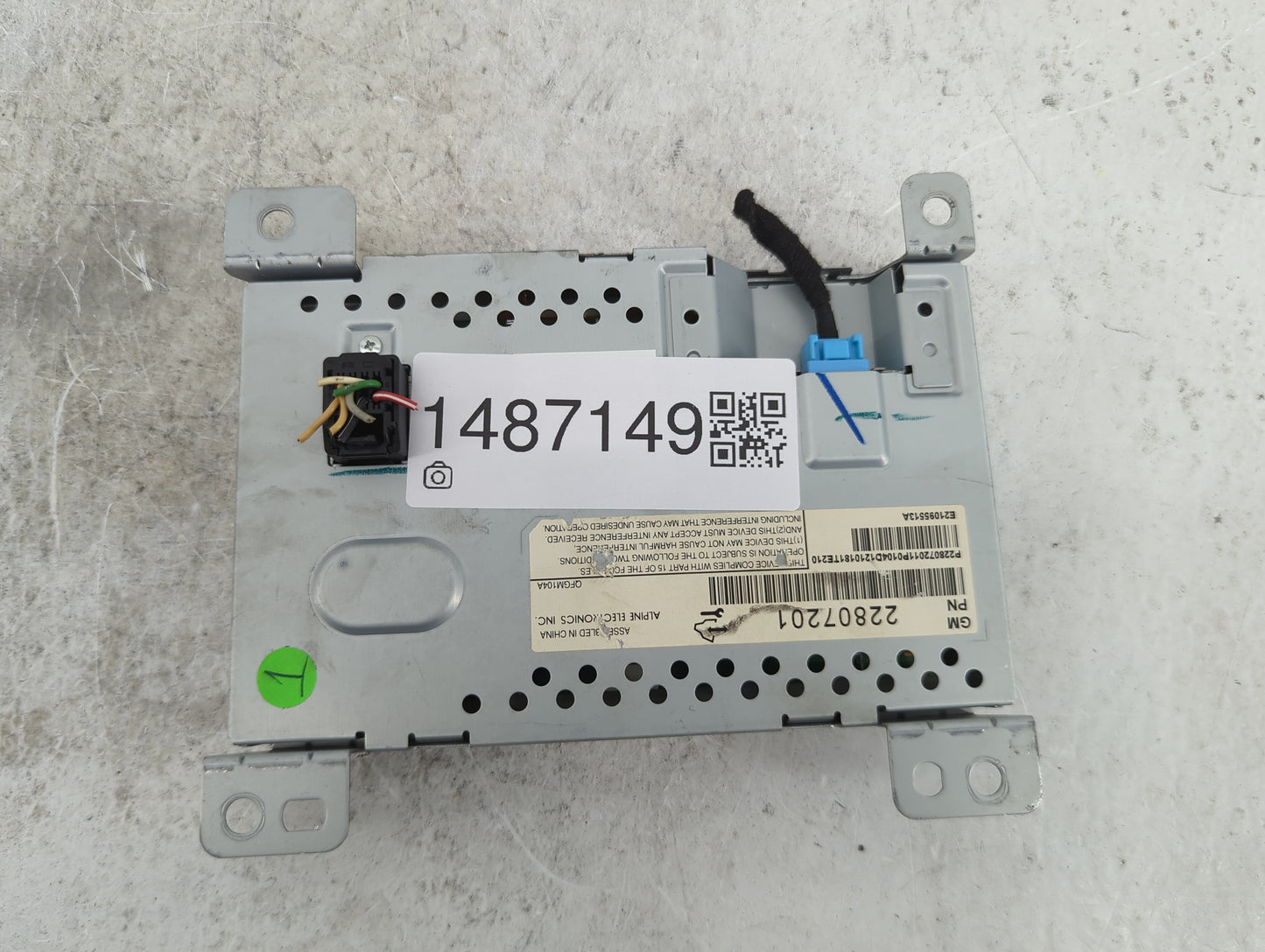 2012-2017 Chevrolet Equinox Information Display Screen 1487149 - Oemusedautoparts1.com