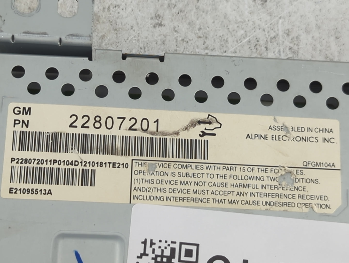 2012-2017 Chevrolet Equinox Information Display Screen 1487149 - Oemusedautoparts1.com