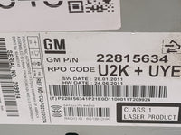 2012 Chevrolet Equinox Radio AM FM Cd Player Receiver Replacement P/N:22815634 CQ-FG21E0GDA Fits OEM Used Auto Parts - Oemus