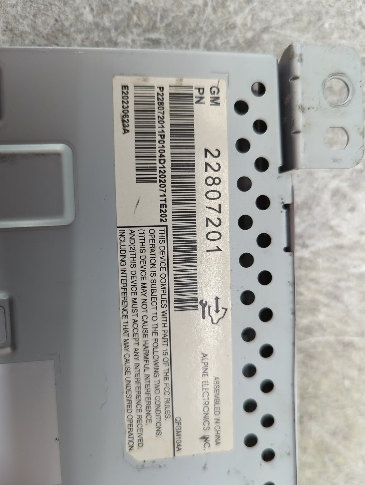 2012-2017 Chevrolet Equinox Information Radio Display Screen 1505832 - Oemusedautoparts1.com