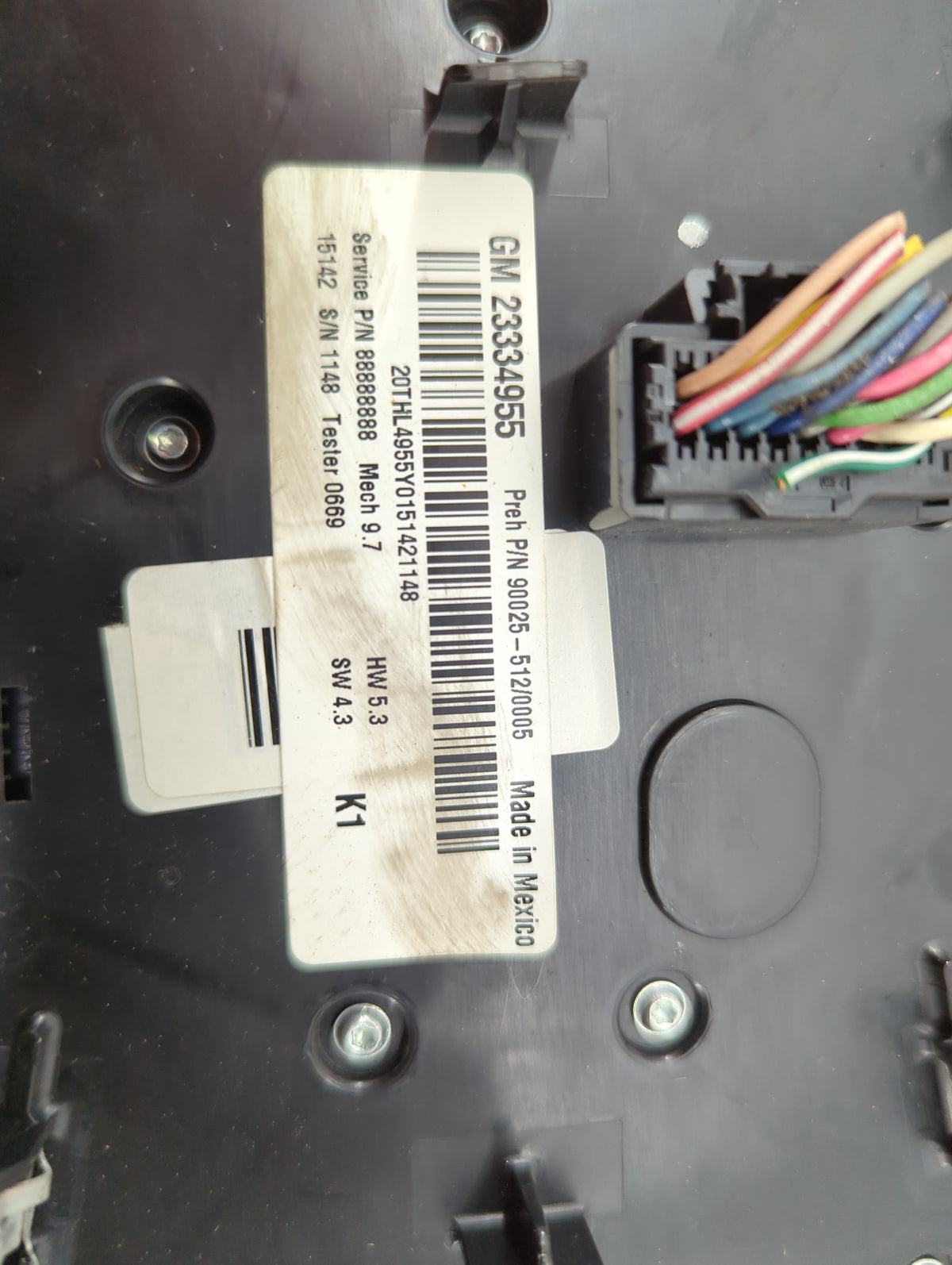 2012 Chevrolet Equinox Climate Control Module Temperature AC/Heater Replacement P/N:22334955 90025-5120005 Fits OEM Used Aut