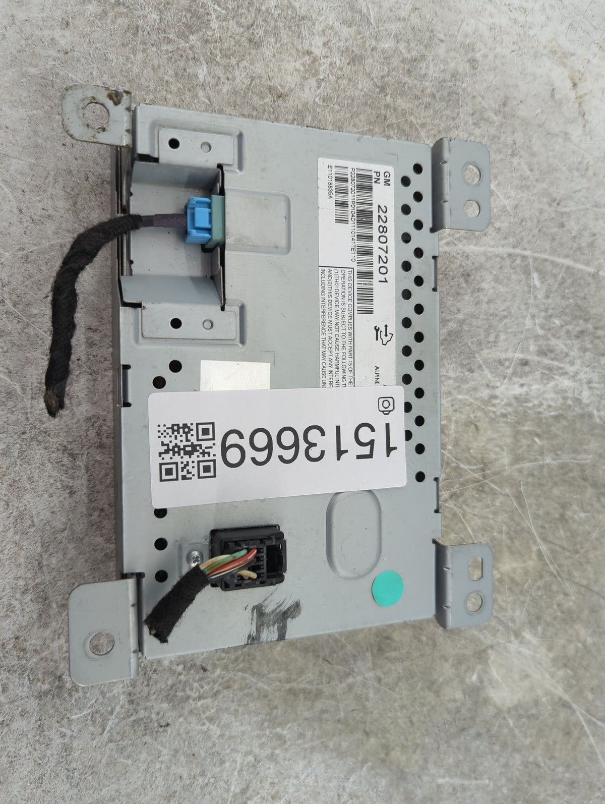 2012-2017 Chevrolet Equinox Information Radio Display Screen Black 1513669 - Oemusedautoparts1.com