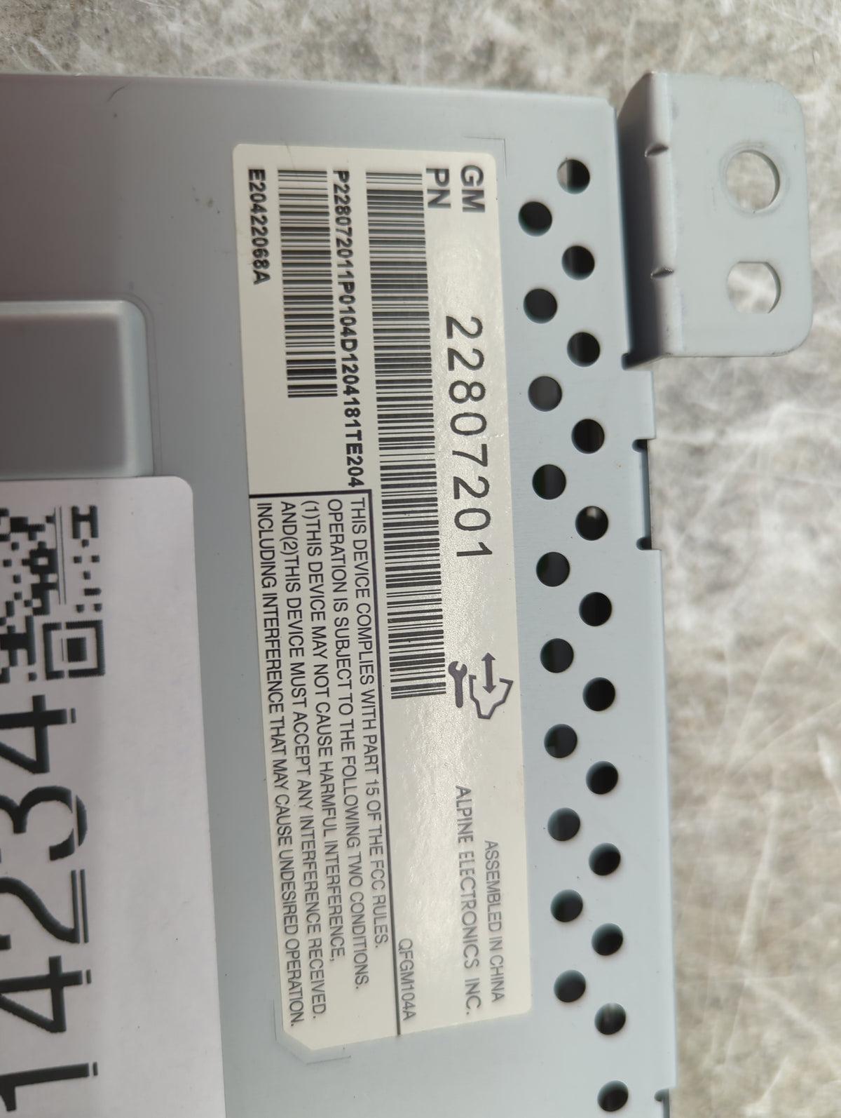 2012-2017 Chevrolet Equinox Information Radio Display Screen 1514234 - Oemusedautoparts1.com