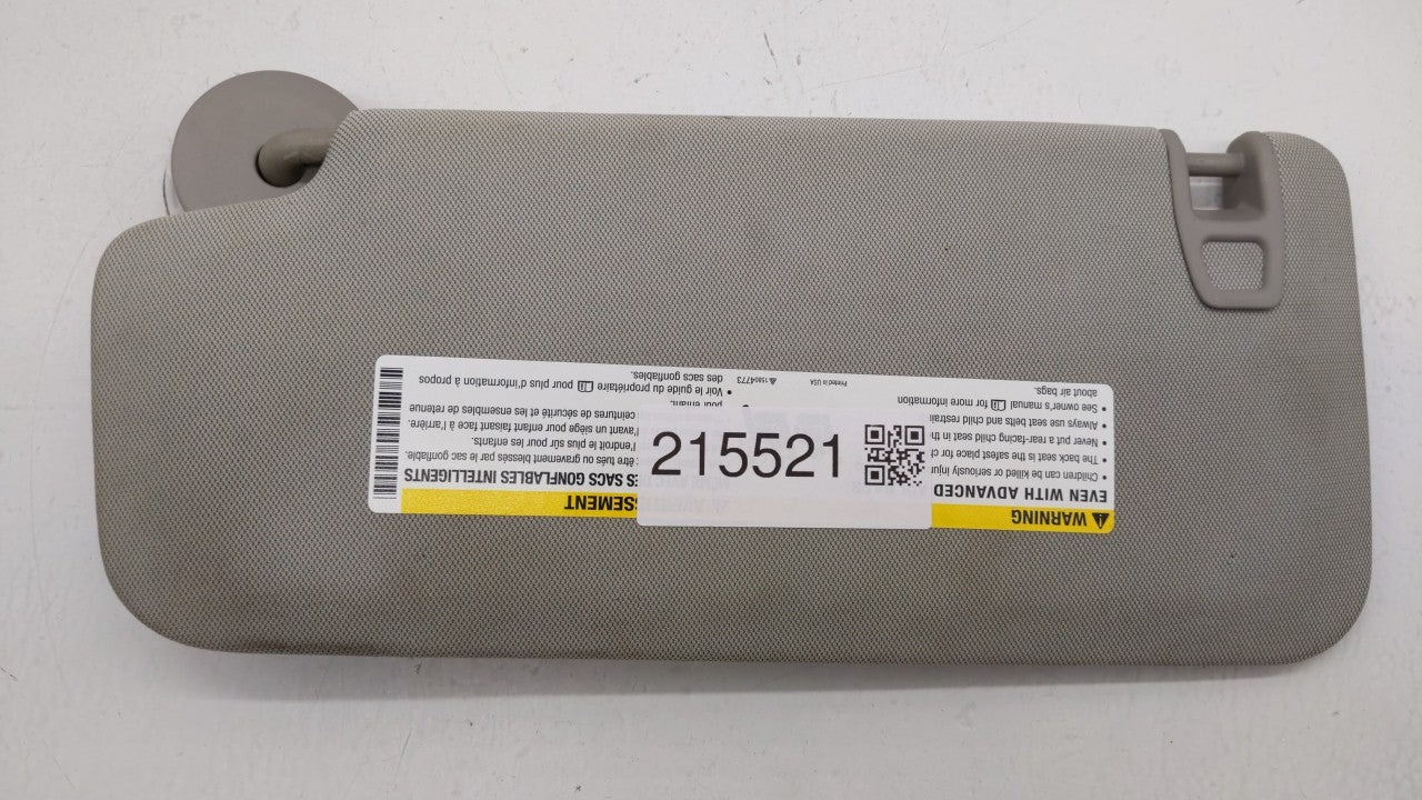 2010-2017 Chevrolet Equinox Sun Visor Shade Replacement Passenger Right Mirror Fits Fits 2010 2011 2012 2013 2014 2015 2016 