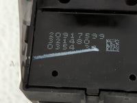 2010-2017 Chevrolet Equinox Master Power Window Switch Replacement Driver Side Left P/N:25983673 25946838 Fits OEM Used Auto