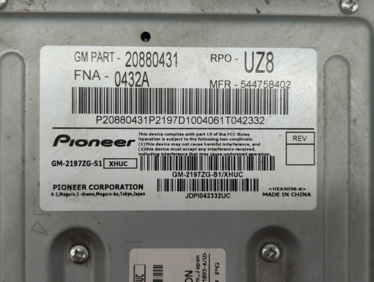 2010-2017 Chevrolet Equinox Am Fm Cd Player Radio Receiver - Oemusedautoparts1.com