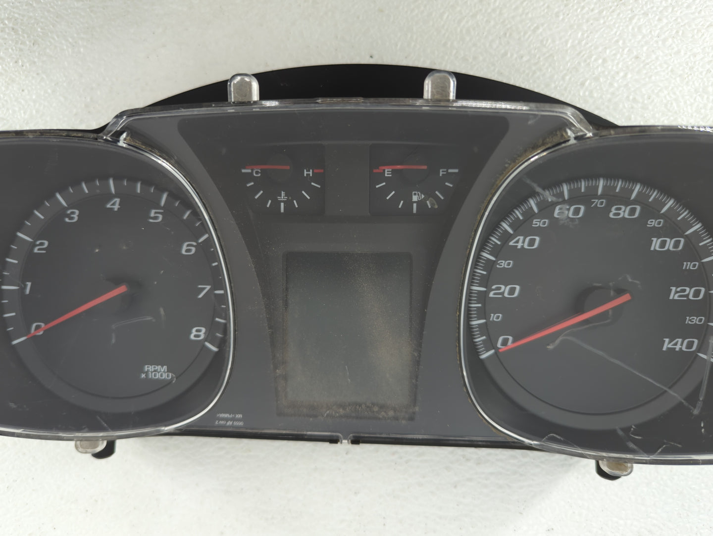 2012 Chevrolet Equinox Instrument Cluster Speedometer Gauges P/N:23348997 190828, 20907580 Fits OEM Used Auto Parts - Oemuse