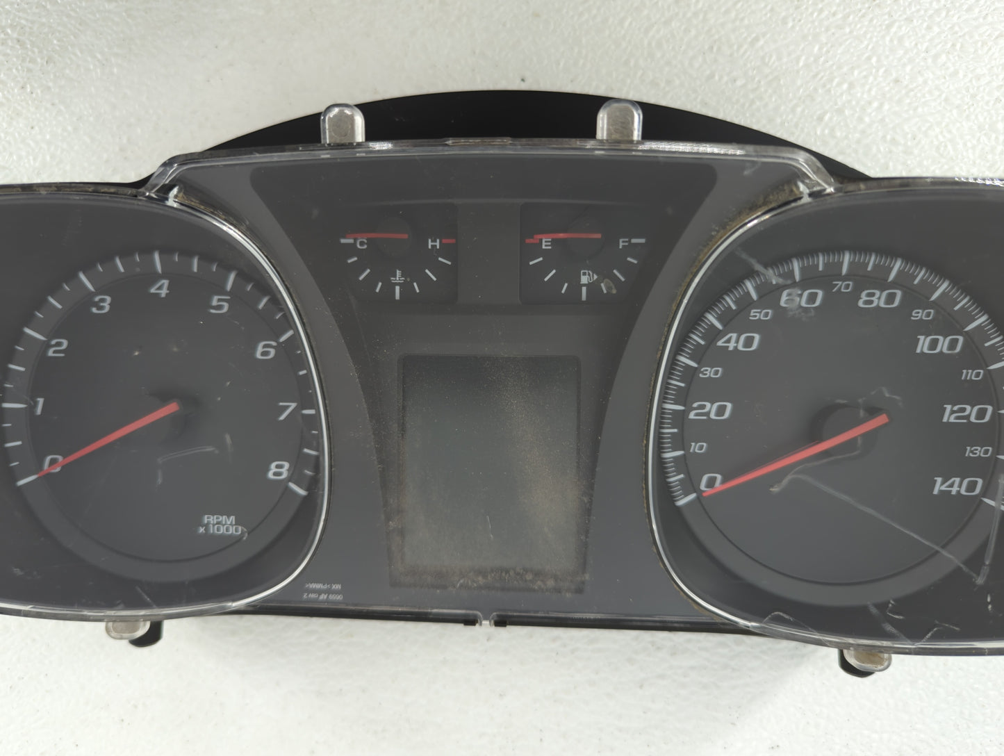 2012 Chevrolet Equinox Instrument Cluster Speedometer Gauges P/N:23348997 190828, 20907580 Fits OEM Used Auto Parts - Oemuse