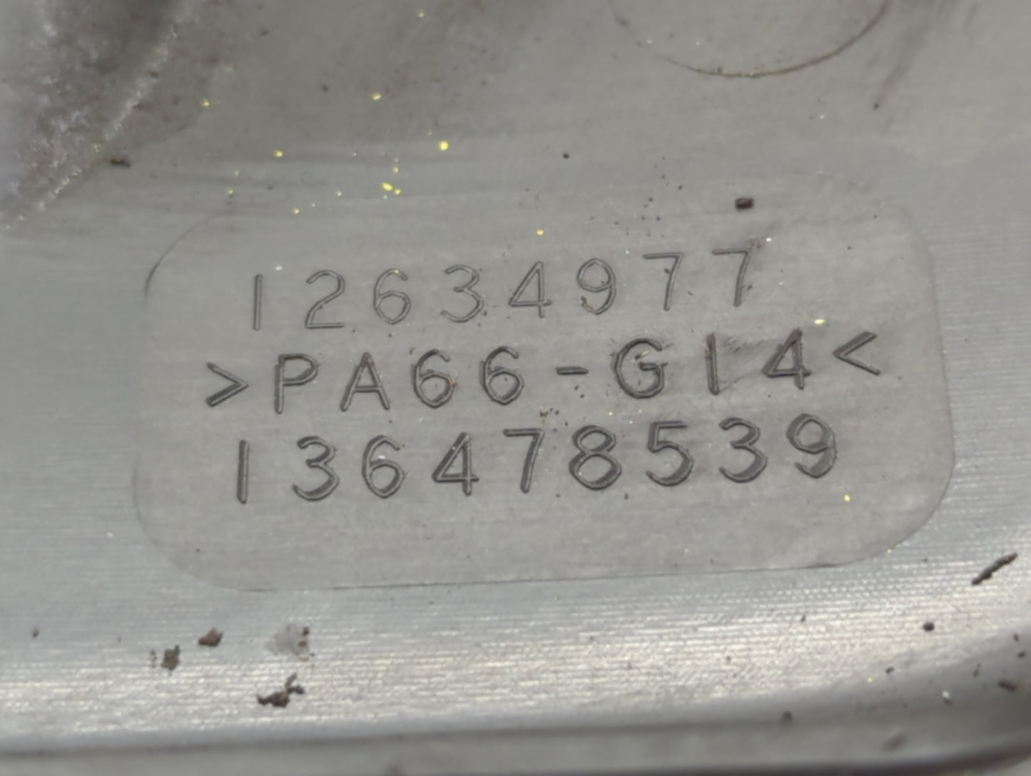 2012 Chevrolet Equinox Engine Cover Black - Oemusedautoparts1.com