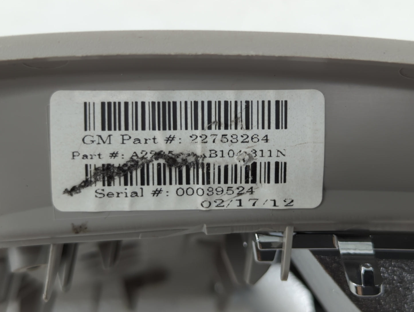 2012-2012 Chevrolet Equinox Overhead Roof Console Interior Dome Light - Oemusedautoparts1.com