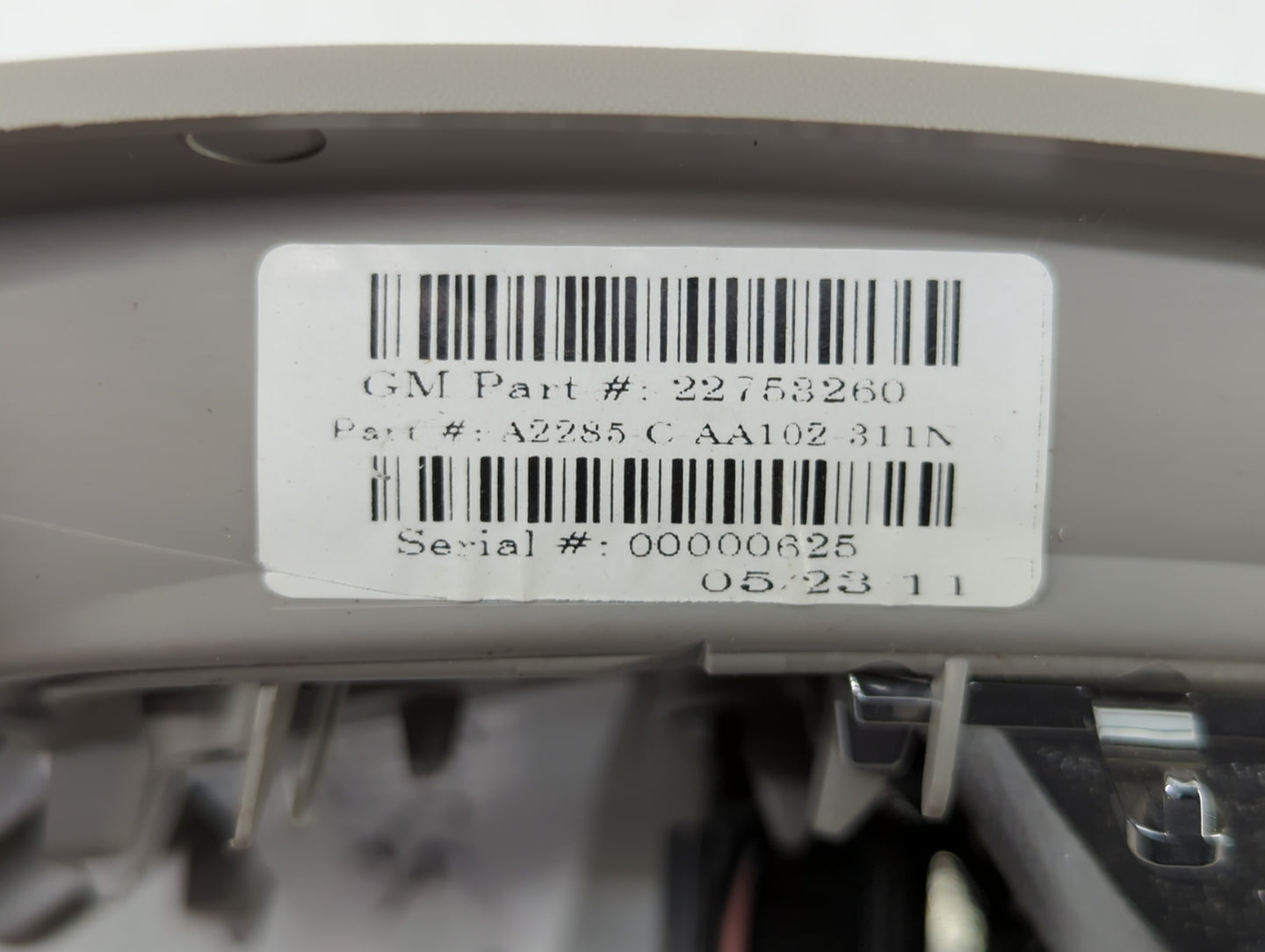 2012-2012 Chevrolet Equinox Overhead Roof Console Interior Dome Light - Oemusedautoparts1.com