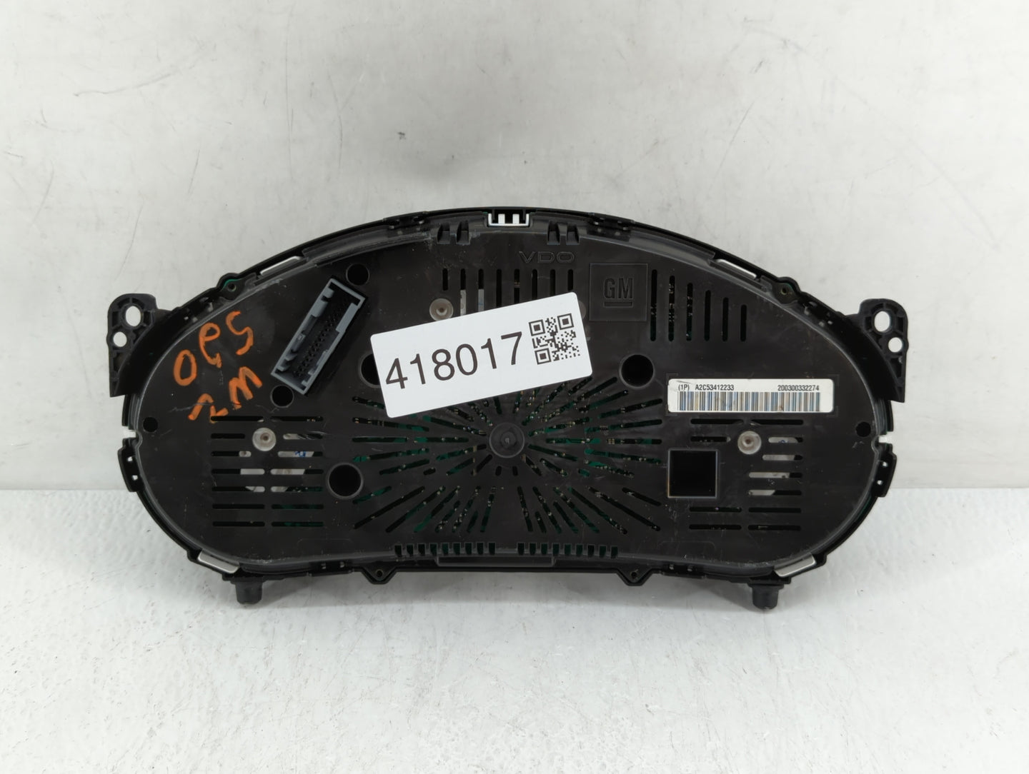 2012 Chevrolet Equinox Instrument Cluster Speedometer Gauges P/N:23348997 190828, 20907580 Fits OEM Used Auto Parts - Oemuse