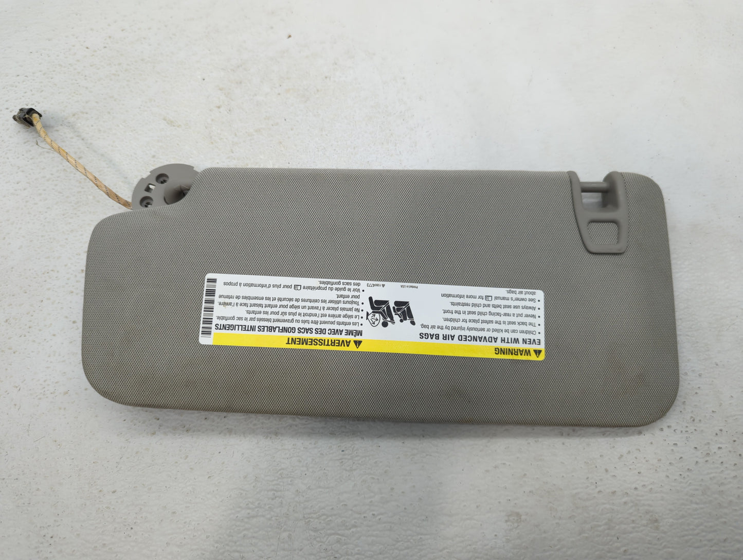 2010-2017 Chevrolet Equinox Sun Visor Shade Replacement Passenger Right Mirror Fits Fits 2010 2011 2012 2013 2014 2015 2016 