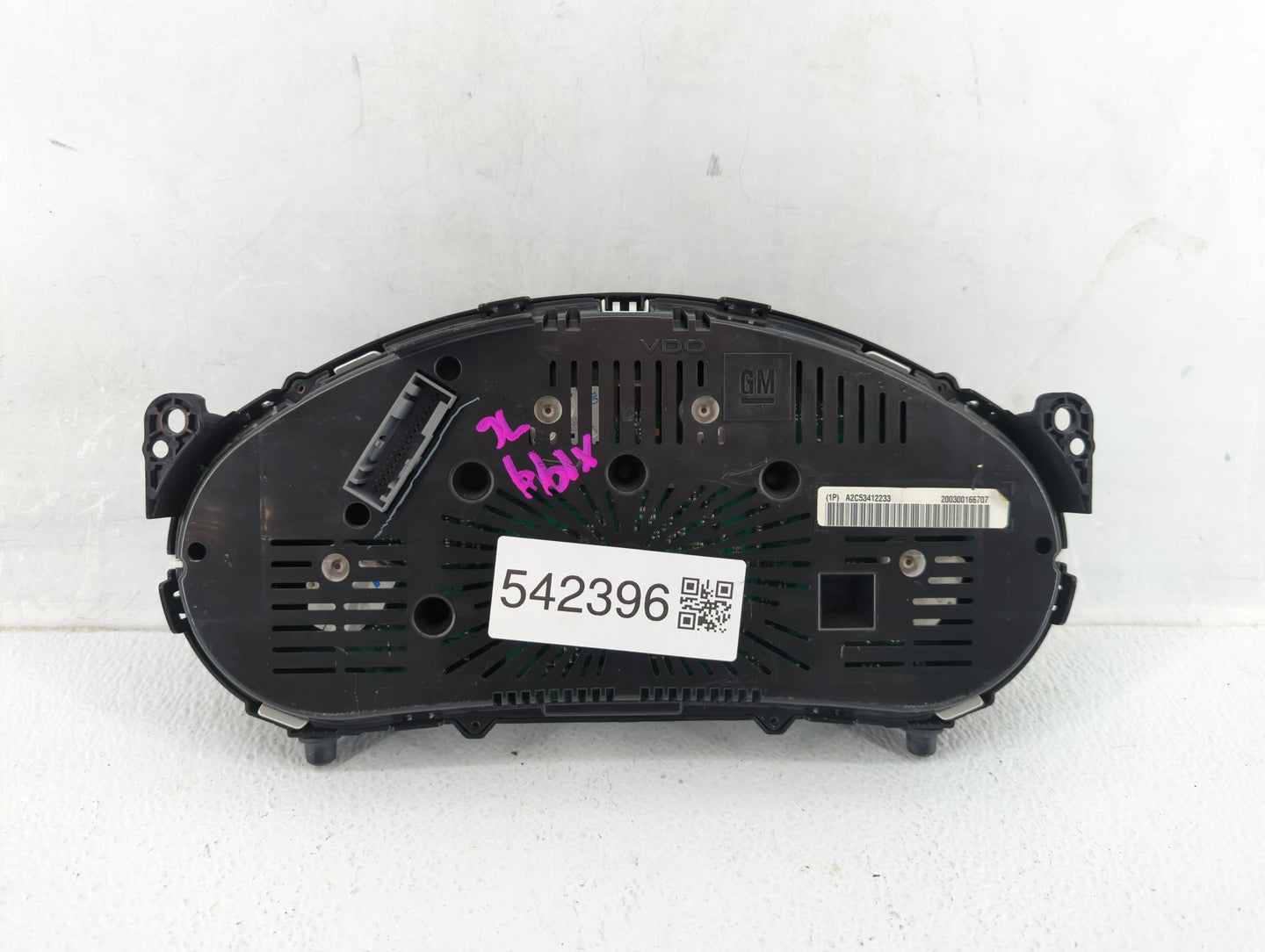 2012 Chevrolet Equinox Instrument Cluster Speedometer Gauges P/N:20907580 23348997, 190828 Fits OEM Used Auto Parts - Oemuse