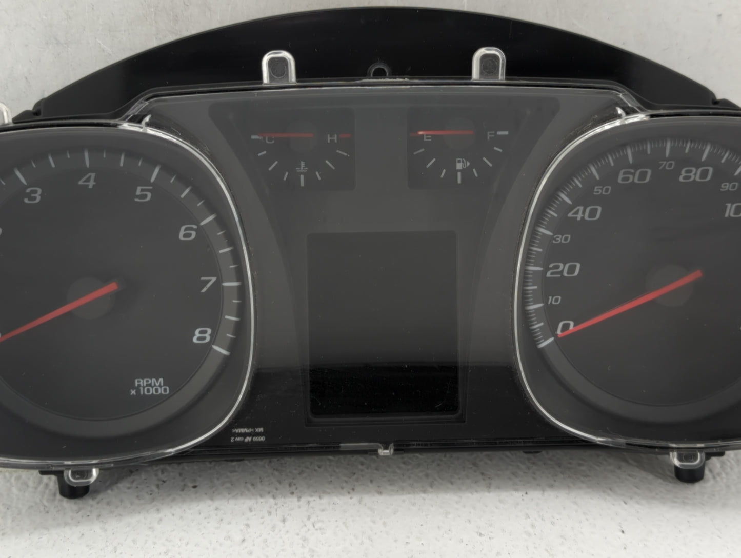 2012 Chevrolet Equinox Instrument Cluster Speedometer Gauges P/N:20907580 Fits OEM Used Auto Parts - Oemusedautoparts1.com