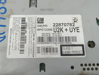 2011-2012 Chevrolet Equinox Radio AM FM Cd Player Receiver Replacement P/N:22870782 Fits Fits 2010 2011 2012 OEM Used Auto P