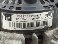 2010-2017 Chevrolet Equinox Alternator Replacement Generator Charging Assembly Engine OEM P/N:13500315 Fits OEM Used Auto Pa